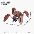 thumbnail image 1 of MOOXI Most Complete Space Wars Droid Spider Bot Sentry Adult Building Block Set MOC Brick Model Kit DIY Diorama Toy For Boy Gift,MOC2005, 1 of 13