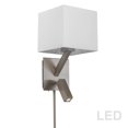 thumbnail image 1 of Dainolite DLED496-SC Satin Chrome Wall Sconce, 1 of 3