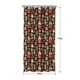 thumbnail image 5 of Brown Christmas Dessert Pattern Shower Curtain 36"x72" ,Bathroom Decorative Shower Curtains Set with 12 Hooks,Modern Waterproof Washable Shower Curtain, 5 of 6
