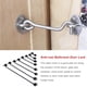 thumbnail image 5 of Riwesomey Pestillo de ojo de ventana, accesorios de interruptor de seguridad, gancho de armario, soporte de captura multifuncional con tornillos, Type2 NO2 Riwesomey TO008882-07, 5 of 6