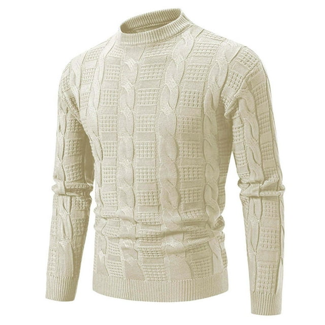 LOVZFMLL Men's Sweaters, Classic Solid Color Turtleneck Ribbed Pullover, Casual Fashion Everyday Layering Shirt, Warm Winter Tops, Fall Clothes