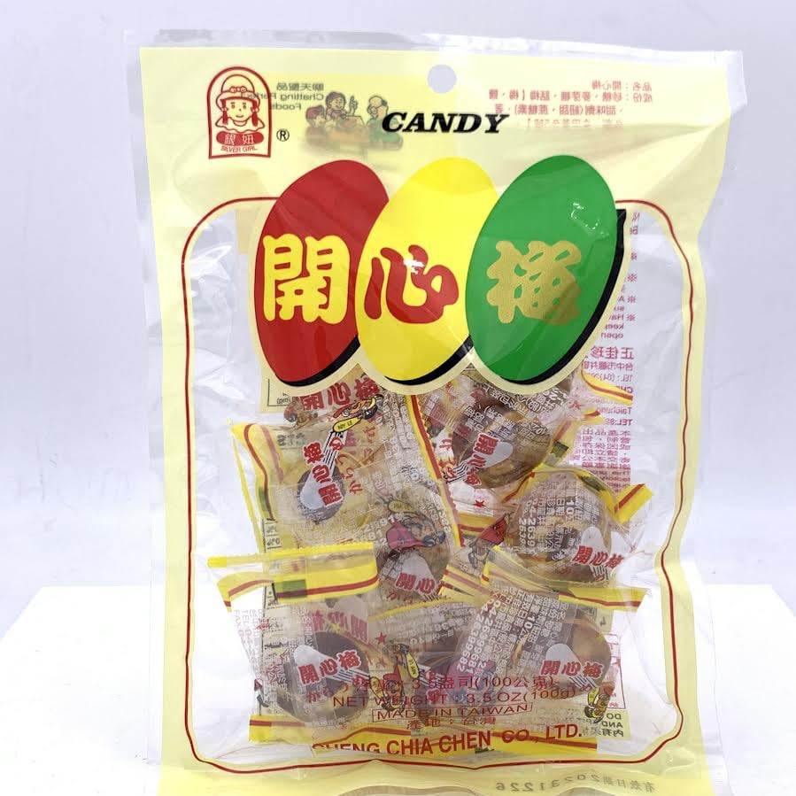 Taiwanese Plum Candy Happy Plum Candy 3.5oz/100g正佳珍開心梅糖