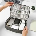 thumbnail image 4 of unbranded Organizador Para Accesorios Electrónicos Negro Con Almacenamiento Y Cierre Fácil, 4 of 8