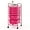 Hot Pink, variant on YEXJ 6-Drawer Rolling Storage Cart, Multifunctional Art Craft Tools Organizer on Wheels, Heavy Duty Utility Mobile Storage Trolley w/ 2 Lockable Wheels for Home Office School, Mixed Pink
