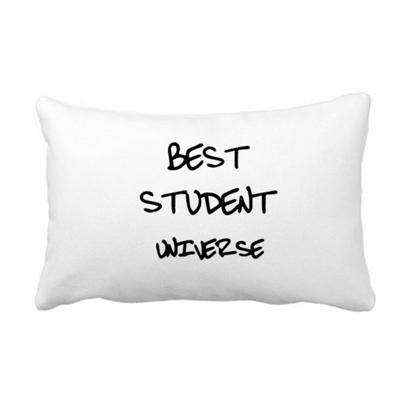 Best Student Universe Student Quote Throw Pillow Lumbar Insert Cushion Cover Home Decoration