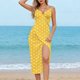 thumbnail image 1 of TaTaai Women Solid Color Sheer Chiffon Beach Cover Up Wrap Sarong Long Skirt with Tie Waist Lightweight Flowy Dress for Swimwear Vacation Pool Party Wear Gift, 1 of 9