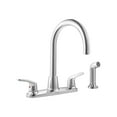 thumbnail image 1 of American Standard 7074551.002 Colony Pro Two-Handle High-Arc Kitchen Faucet With Spray, Polished Chrome, 1 of 1