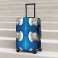thumbnail image 5 of Travel Luggage Cover Protector - White Jellyfish Dansing in the Ocean Anti-Scratch Suitcase Covers Fits 18-32 Inch Luggage, 5 of 5