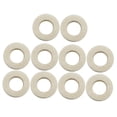 thumbnail image 4 of KAJNBN 10Pcs Trumpet Felt Washers Cotton White for Musical Instrument Accessories 1.8X0.39in, 4 of 8