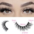 thumbnail image 6 of False Eyelashes 48 Pairs Faux Mink Lashes 14mm Wispy Lashes 3D Fluffy Cat Eye Lashes Pack Bulk Wholesale Strip Lashes, 6 of 6