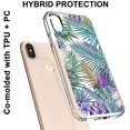 thumbnail image 5 of MOSNOVO Tropical iPhone Xs MAX Case, Tropical Palm Tree Leaves Pattern Printed Clear Design Transparent Back, 5 of 5