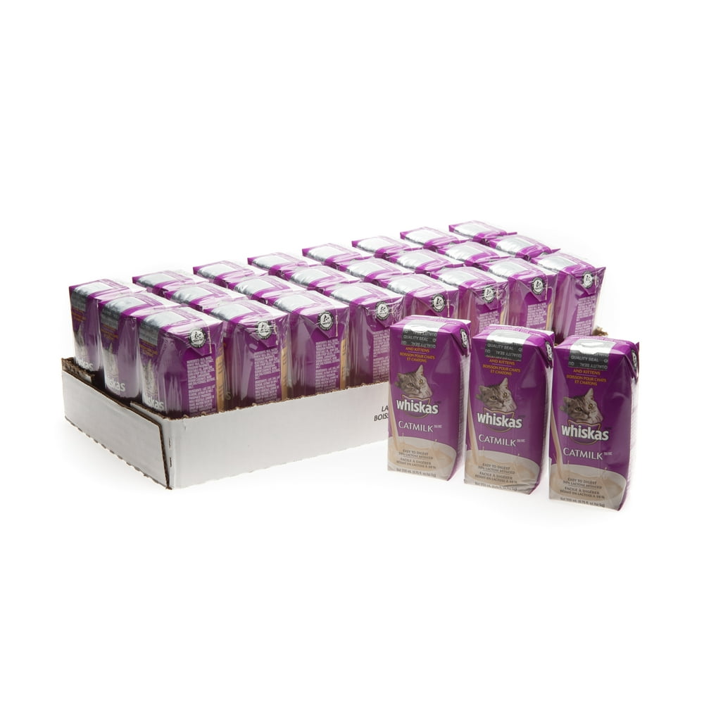 (24 Pack) WHISKAS CATMILK PLUS Drink for Cats and Kittens, 6.75 oz