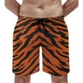 thumbnail image 2 of Men's Swim Trunks Bathing Suits Funny Tiger Print Quick Dry Board Shorts, 2 of 6