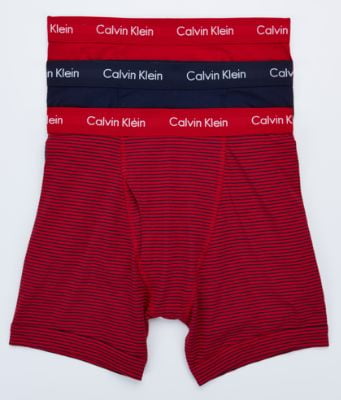 Calvin Klein Men`s 3 Pack Variety Boxer Briefs (Red(NB1453-428)/Blue/Charcoal,  Small) : : Clothing, Shoes & Accessories