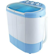 Pyle 2 en 1 Mini machine à laver compacte à chargement par le dessus et essoreuse