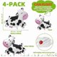 thumbnail image 3 of 4 Pack Cow Balloon Farm Animal Party Supplies, 3 of 4