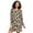 Leopard Print Vector, variant on Nightgowns For Women Long Sleeve Night Shirts Print Sleepwear Leopard Print Vector