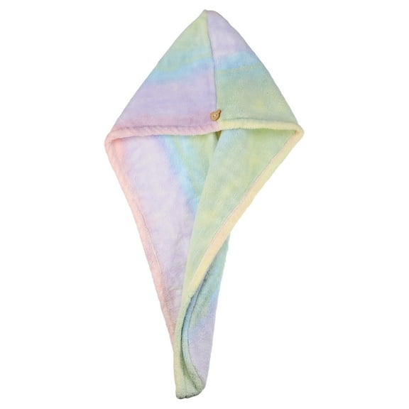 Unique Bargains Quick Drying Lightweight Strong Absorbent Hair Drying Towel Assorted Color