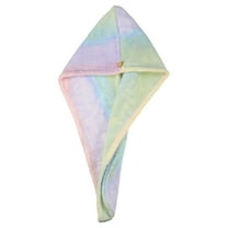 Unique Bargains Quick Drying Lightweight Strong Absorbent Hair Drying Towel Assorted Color