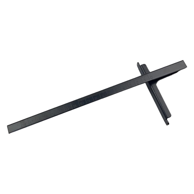 DYNWAVECA Scie Rip Clôture Scie Guide Bord Guide Outil Léger Rapide Précis Coupes Professionnel Multiusage avec Échelle Métal Rip Clôture, 10cmx25cm