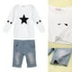 thumbnail image 5 of Niños Niñas Trajes Estrellas Tops De Manga Larga Pantalones Cortos De Mezclilla Jeans Conjunto De Ropa-117649.05 Tmvgtek Mujer, 5 of 9