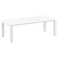 thumbnail image 5 of Compamia Vegas 86" Extendable Patio Dining Table in White, 5 of 16