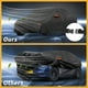thumbnail image 5 of Funda para auto impermeable para todo clima, protección exterior completa contra el sol y la lluvia, con tiras reflectantes, negra para Tesla Model Y, 5 of 7