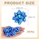thumbnail image 2 of Uxcell 100Pcs Mini Moños de Regalo en Forma de Estrella, Pequeños Moños Autoadhesivos para Envolver Regalos de Navidad en Película Arcoíris Azul Oscuro, 2 of 6