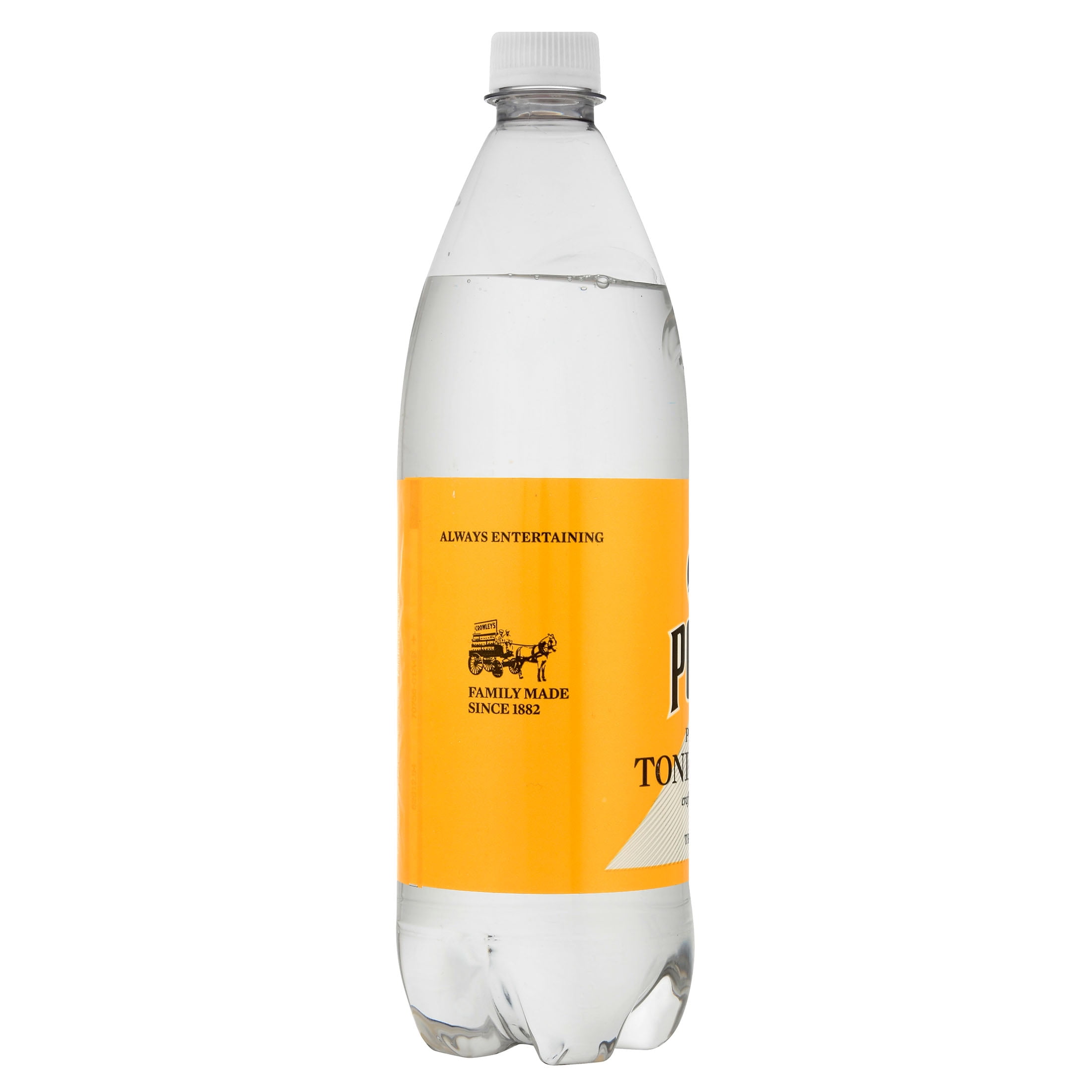 Polar Beverages Premium Tonic Water, Caffeine Free, 1 Plastic Liter