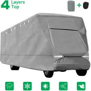 BreeRainz 23-26FT RV Cover, Travel Trailer Extra-Thick 4 Layers Camper Cover