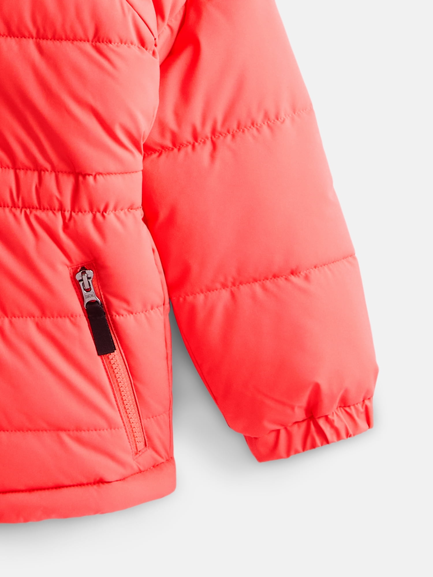 Ozark Trail Girls' Parka Jacket with Faux Fur Hood, Sizes 4-18
