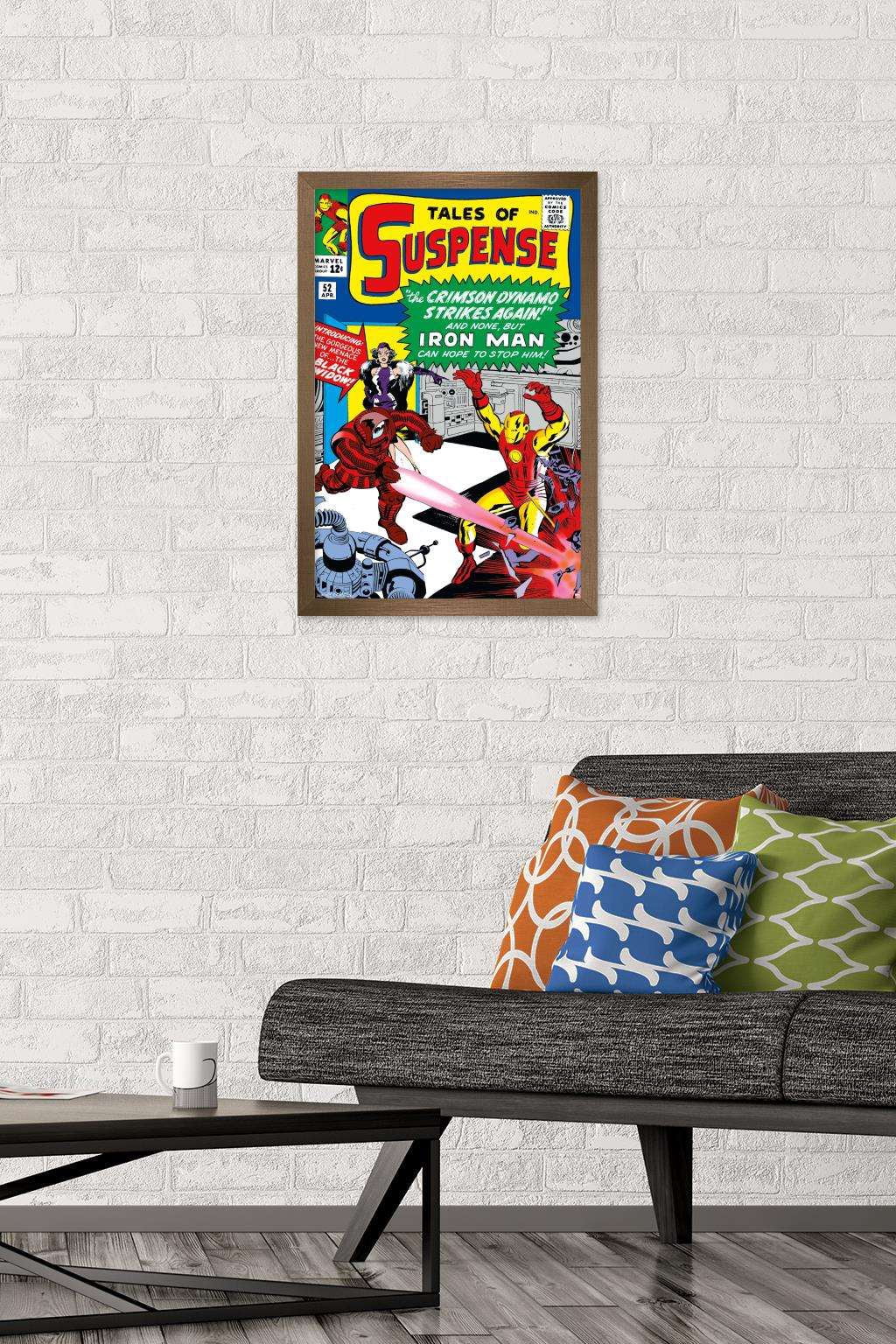 Marvel Comics - Black Widow - Tales of Suspense Cover #52 Wall Poster, 14.725" x 22.375", Framed