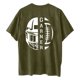 thumbnail image 4 of Tops Cortos para las Mujeres, Doble Cara Impreso Cuello Redondo Gota Hombro Camiseta, Top Estirable Casual, 4 of 5