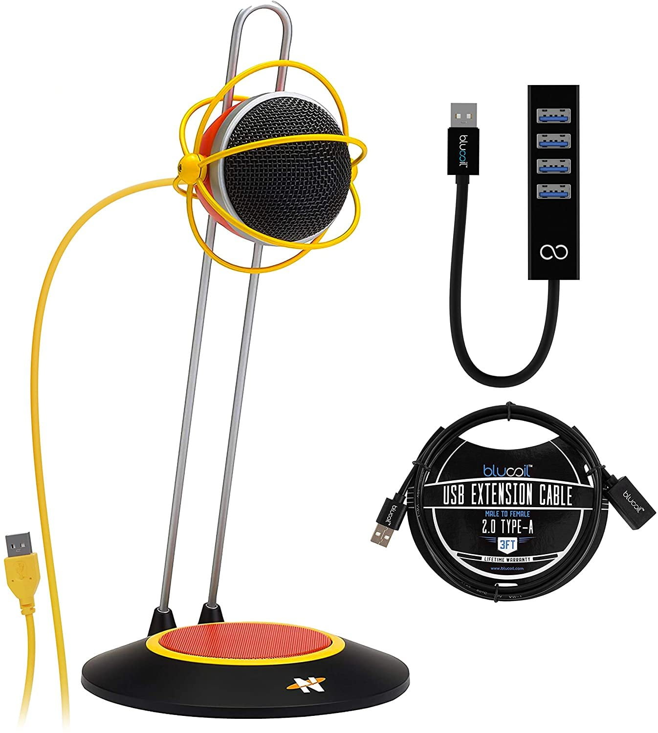 NEAT Microphones Widget B USB Microphone for Windows Mac with Blucoil 3