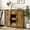 Vintage + Particle Board, variant on Storage Cabinets,Wooden Floor Cabinet,with Drawers and Shelves Storage Cabinets,Accent Cabinet for Living Room,Bedroom,Bathroom Furniture Home Decor(Black)