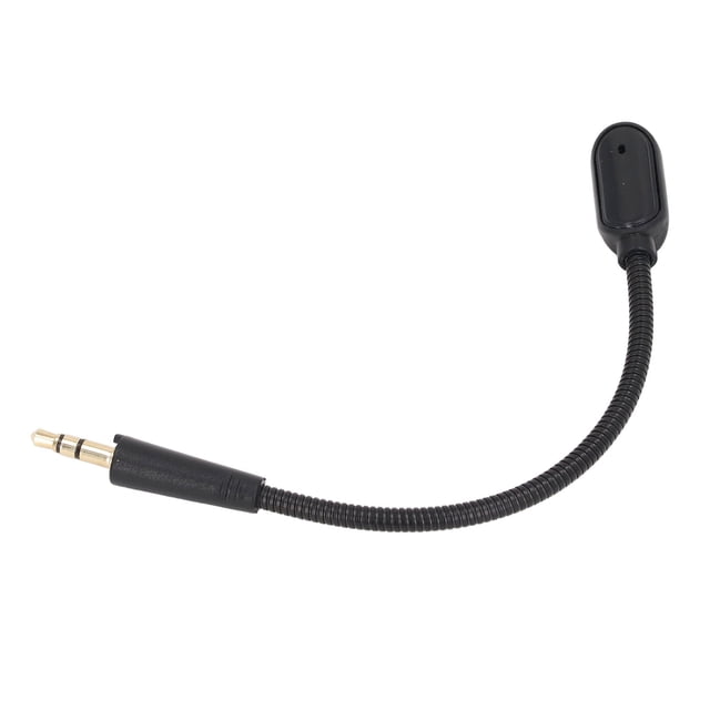 Gaming Headset Microphone, Replacement Game Mic 3.5mm Gold Plated Plug for Communicating