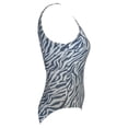 thumbnail image 3 of Traje de Baño Ocean Pacific para Mujer Completo, Cuello Redondo, Estampado Zebra Multicolor Talla G, 3 of 4