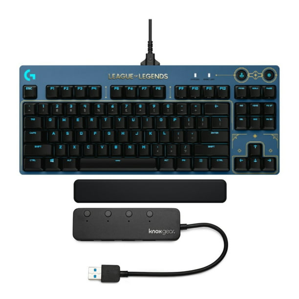 Logitech G PRO Mechanical Gaming Keyboard (League Legends Edition) with Palm and USB Hub Walmart.com