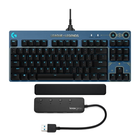 UPC: 0196271746621 | Logitech G PRO Mechanical Gaming Keyboard (League of Legends Edition) with Palm Rest and USB Hub