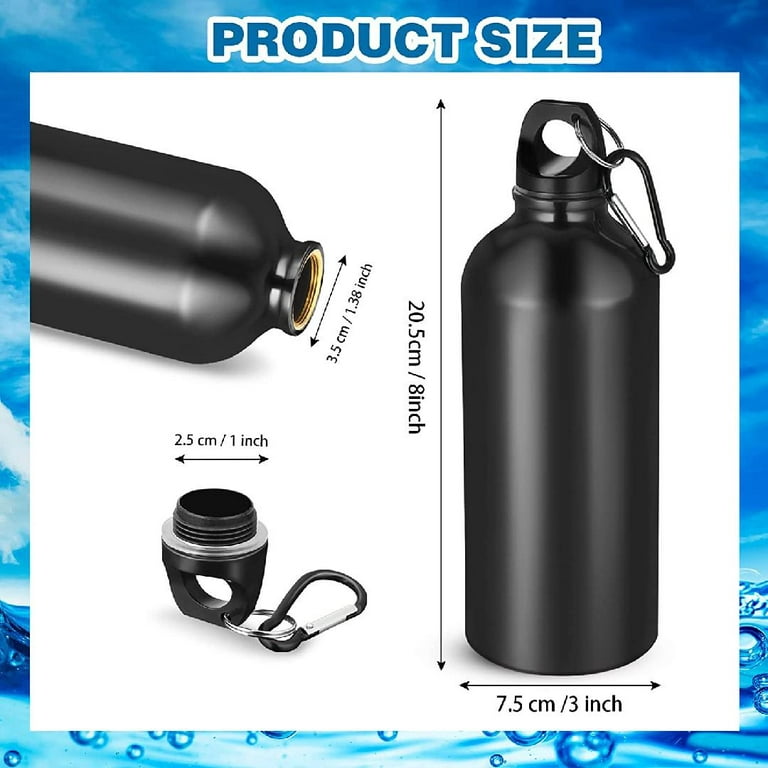 Aluminum Water Bottle with Carabiner – 26 oz.