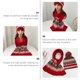 thumbnail image 3 of 1 juego 2 piezas bufanda de gorro de punto cálido conjunto de dos piezas bufanda de sombrero de Navidad para niños, 3 of 6