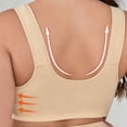 thumbnail image 4 of Aofany Front Closure Bras for Womens Bras Front Snaps Seniors Snap Front Bra Older Women Comfort Everyday Bras, 40C-48C, 4 of 8