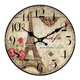thumbnail image 1 of reloj de la cuchillería Reloj de grande de 30 cm, decoración de pared de cocina retro, Torre de París Fanmusic reloj de la cuchillería, 1 of 6
