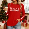 thumbnail image 5 of Christmas Sweatshirt for Women Christmas Sweater Cute Long Sleeve Crewneck Pullover Tops for Fall Winter Outfits, 5 of 7