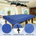 thumbnail image 3 of Uxcell Billiard Pool Table Cover, Oxford Waterproof Outdoor Indoor Dustproof Billiard Table Cover Accessories Navy Blue 7.5 ft, 3 of 5