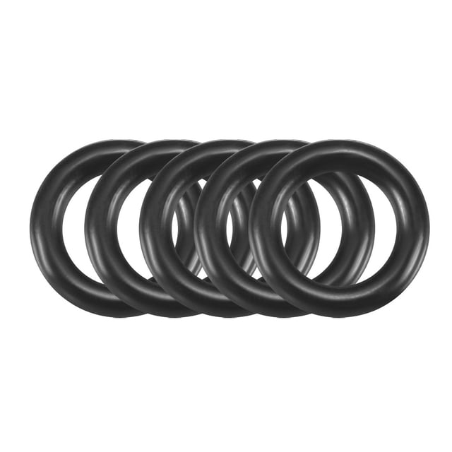 30 piezas Anillo de sellado O de forma negra resistente al aceite de 6 mm x 1.8 mm Grommet de goma NBR