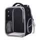 thumbnail image 1 of Bolso transportín para gatos con doble correa para el hombro, de tela Oxford, ideal para pasear. D-negro, 1 of 8