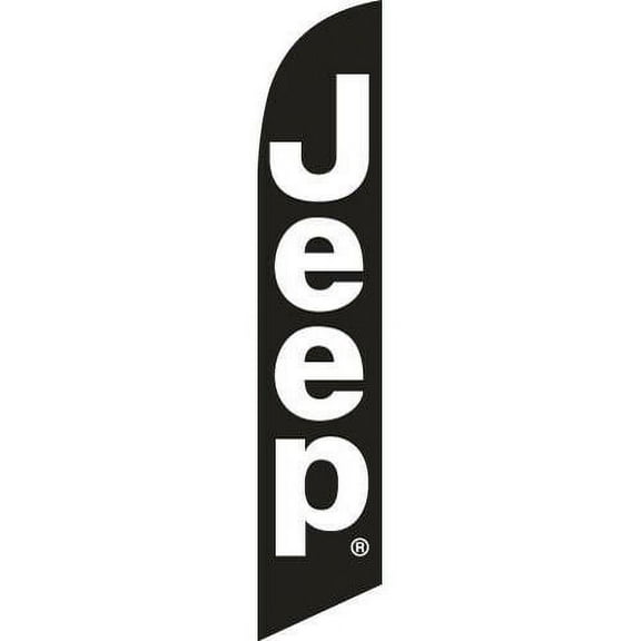 JEEP auto dealership Advertising Feather Banner Swooper Flag - FLAG ONLY -