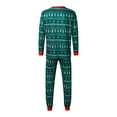 thumbnail image 4 of VNKIDY Men Christmas Theme Family Matching Pajama Set Xmas Prints Long Sleeve Crewneck Loose Top Relaxed Fit Pants For Festival Holiday Home Relaxing Cozy Set, 4 of 8