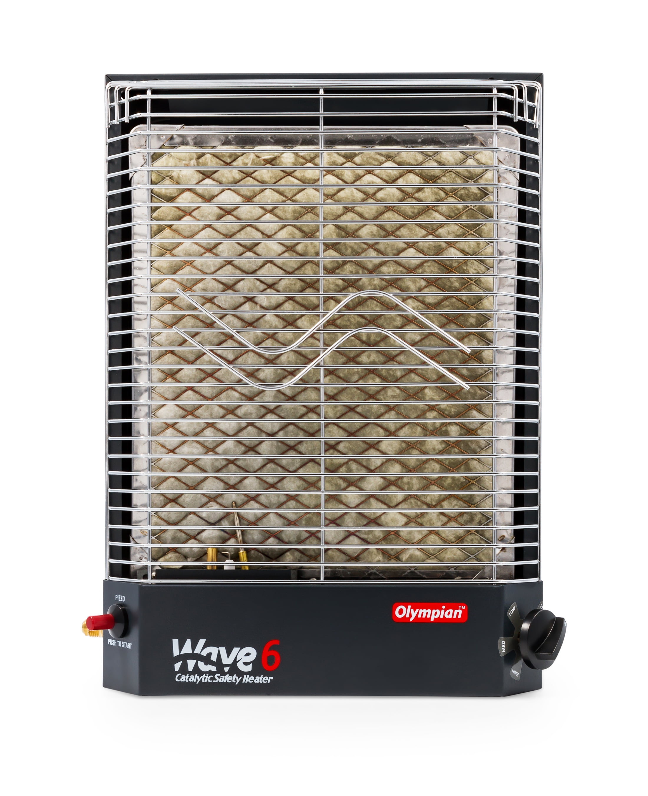 Camco Olympian Wave 6 Catalytic Safety Heater | Adjustable from 3200 to  6000 BTUs | Black (57341) - Walmart.com